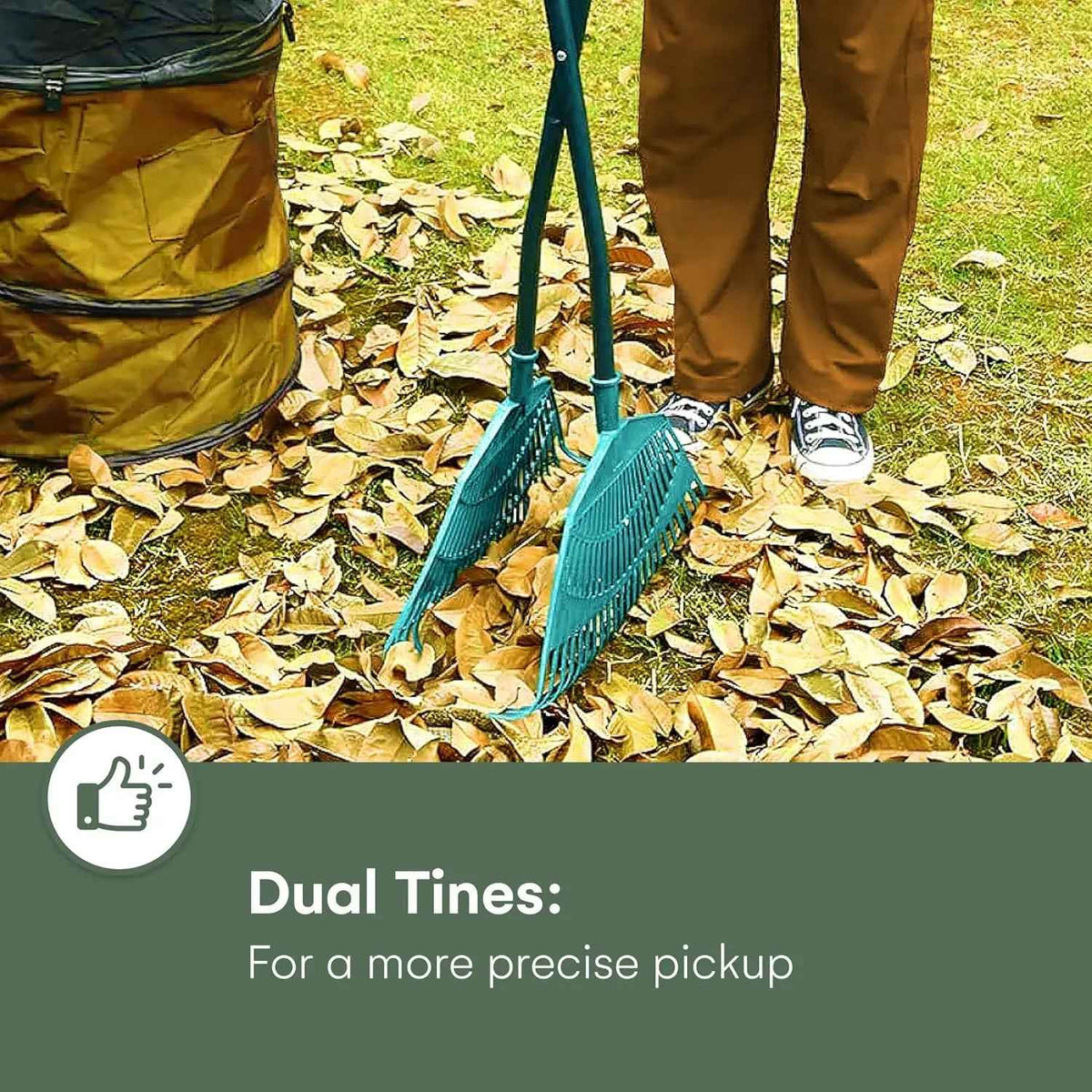 The Leaf Clamps — Hand-Held Leaf Grabber Tool