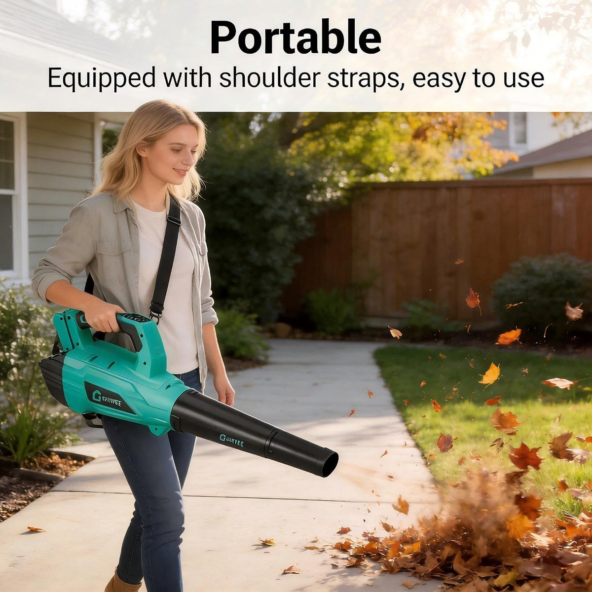 The Cordless Leaf Blower Leaf Clams