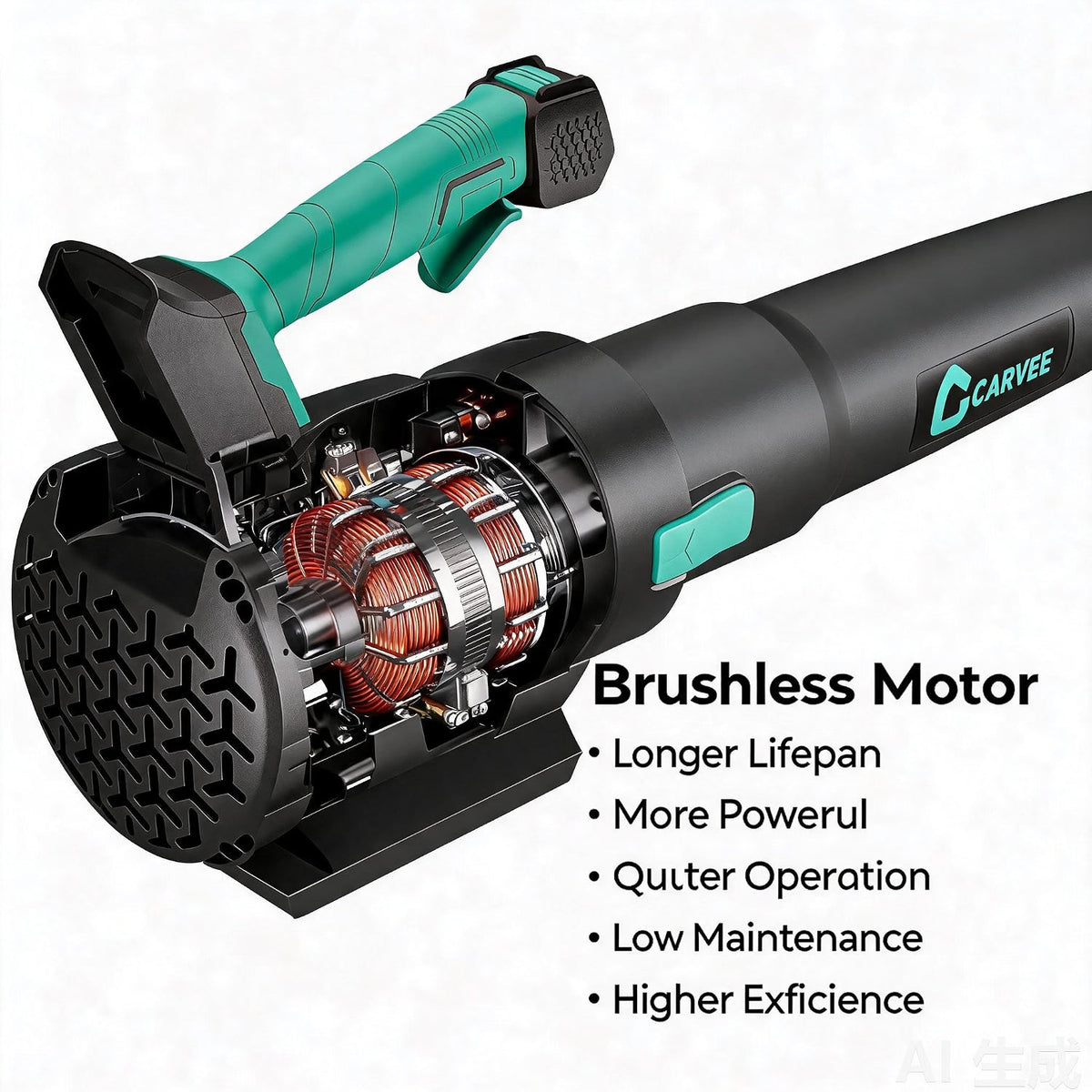 The Cordless Leaf Blower Leaf Clams