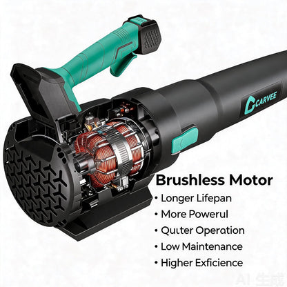 The Cordless Leaf Blower Leaf Clams