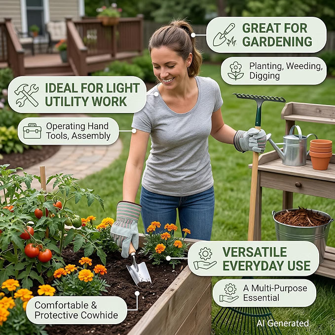 The Heavy-Duty Garden Gloves Leaf Clams