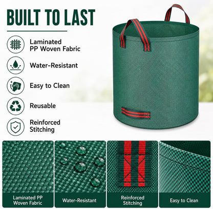 The Heavy-Duty Yard Waste Bag (80-Gallon) Leaf Clams