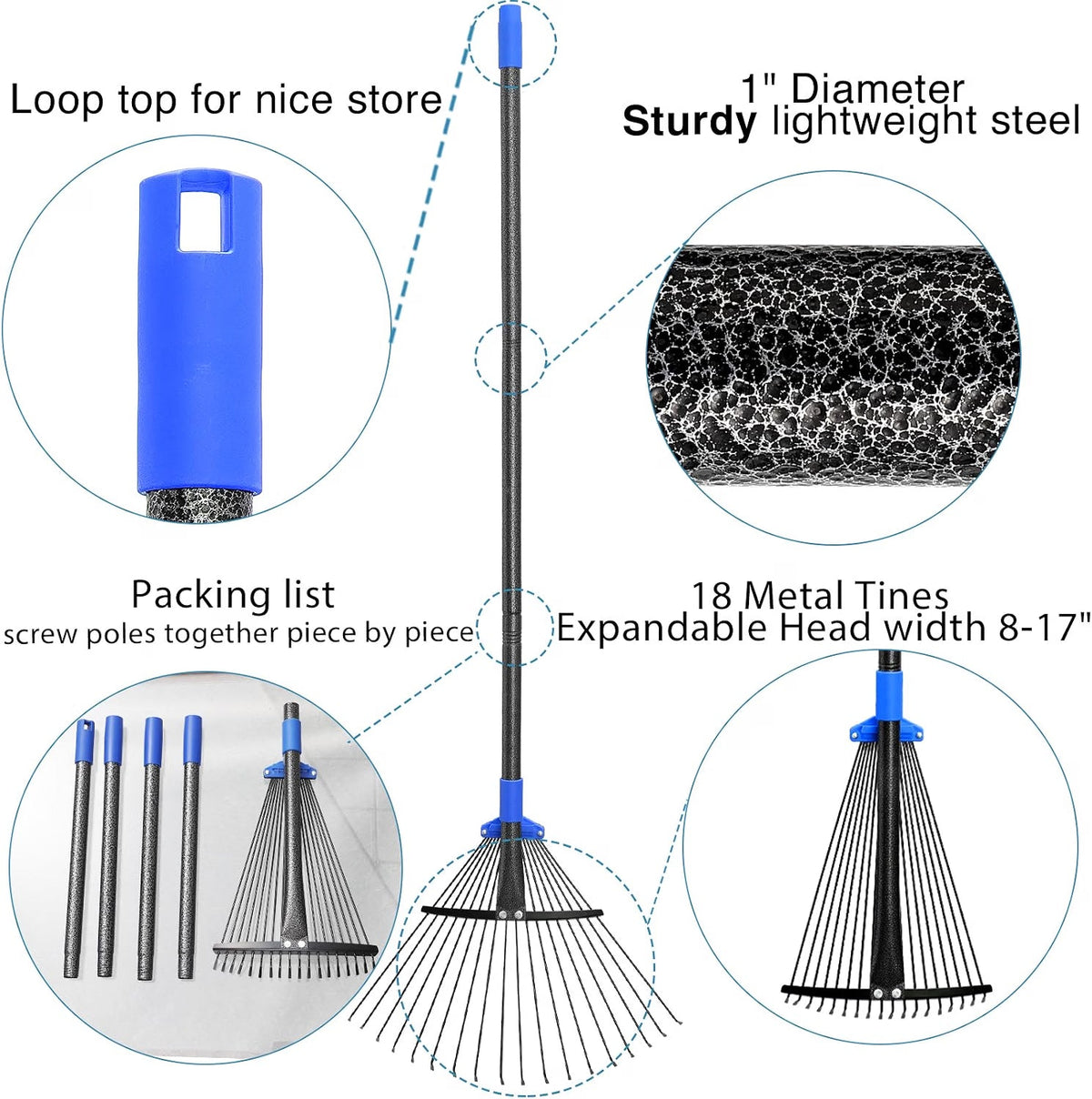 The All-Purpose Leaf Rake Leaf Clams