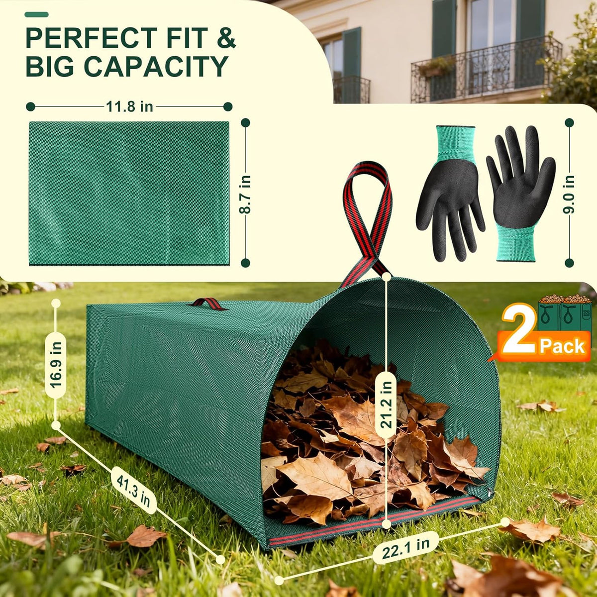 72-Gallon Leaf Cleanup Bundle Leaf Clams
