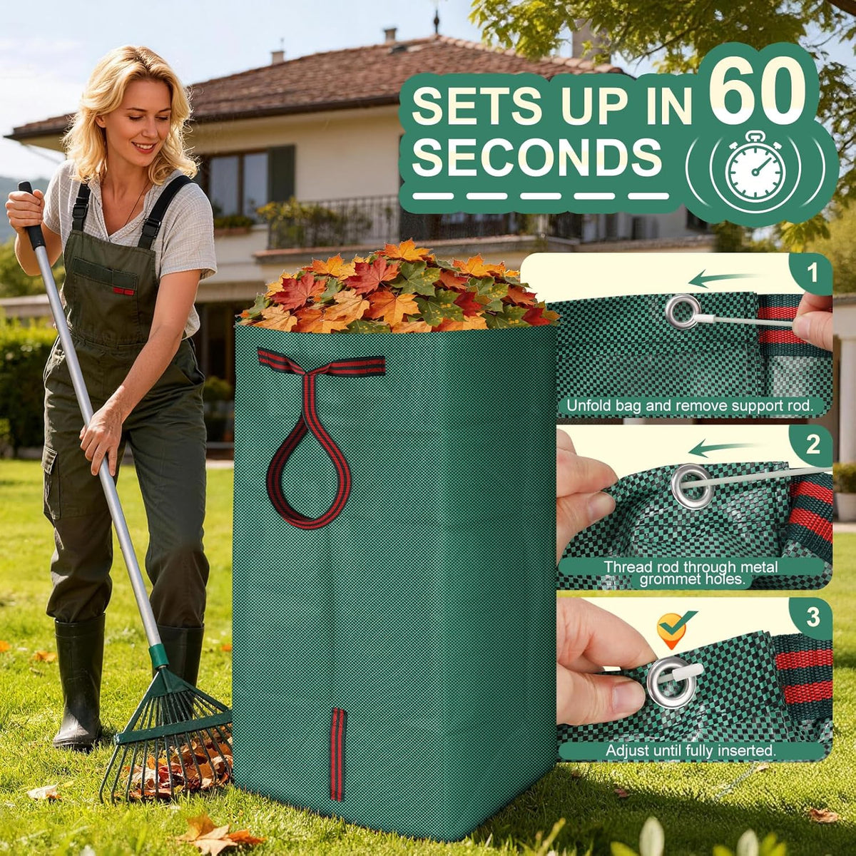72-Gallon Leaf Cleanup Bundle Leaf Clams