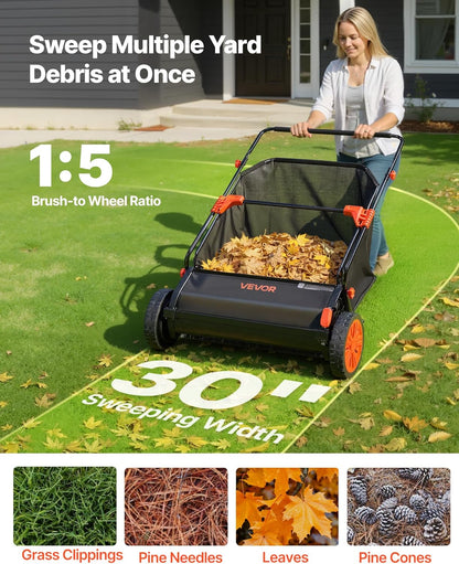 The Large Heavy-Duty Leaf Sweeper (30in)