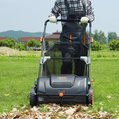 The Push Lawn Sweeper Mini (21in) Leaf Clams